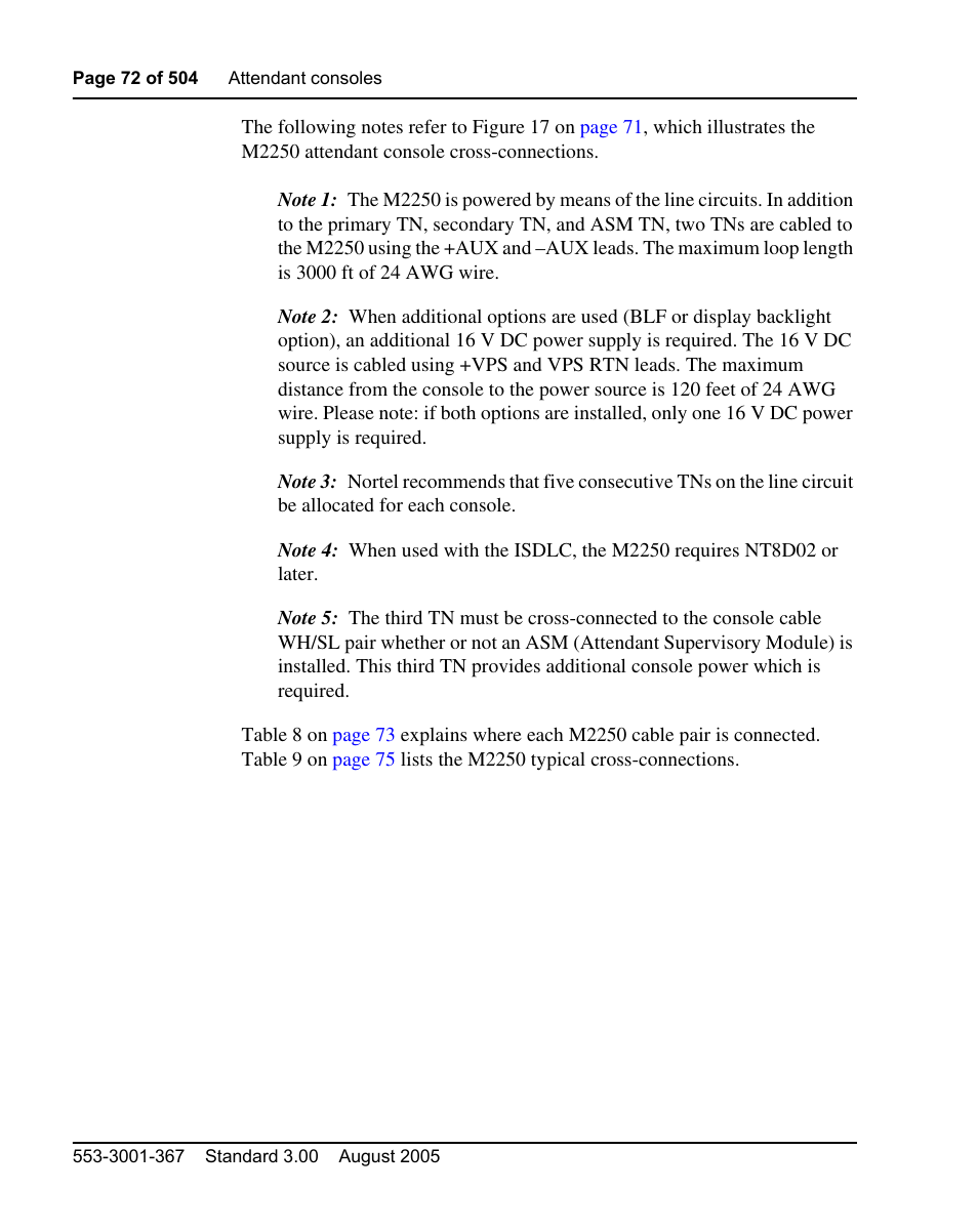 Nortel Networks M3110 User Manual | Page 72 / 506