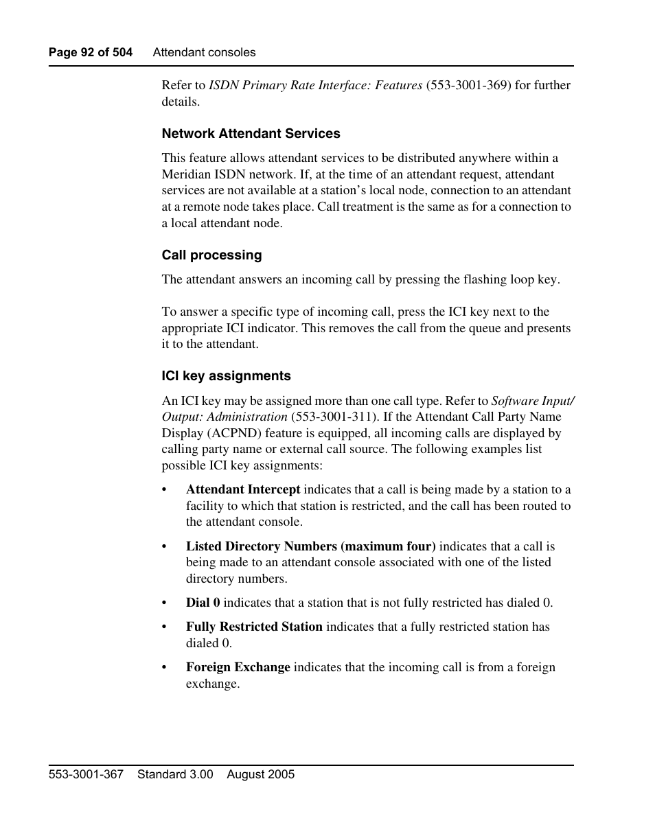 Nortel Networks M3110 User Manual | Page 92 / 506