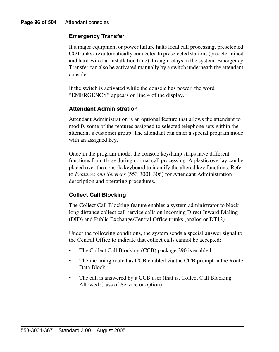 Nortel Networks M3110 User Manual | Page 96 / 506