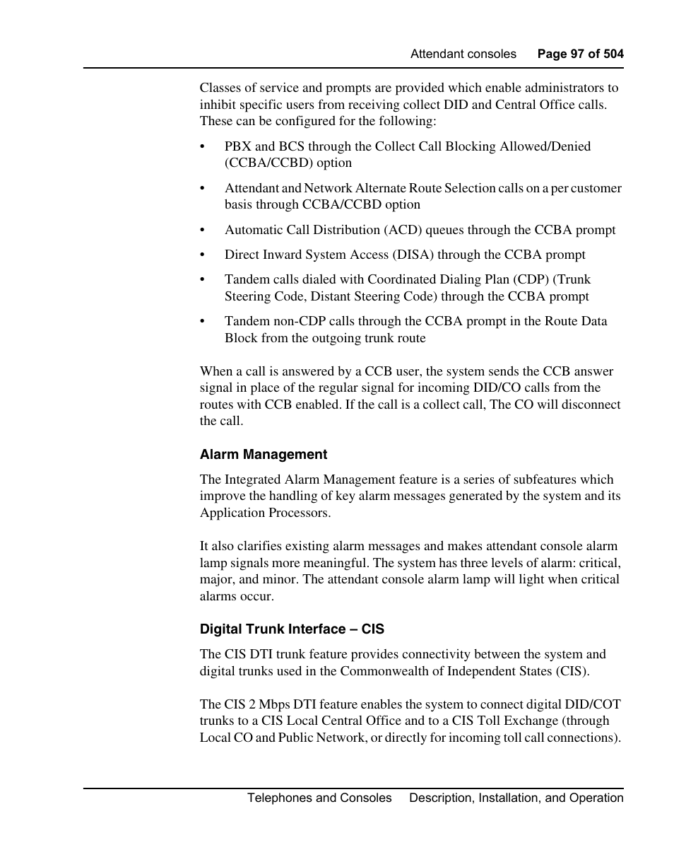 Nortel Networks M3110 User Manual | Page 97 / 506