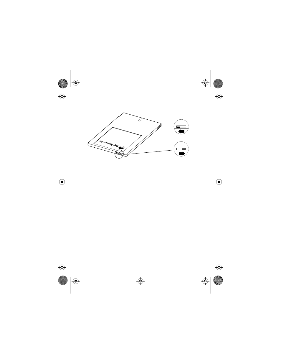 Set the read/write protect switch located on th, Insert the memory card as described in “install | Nortel Networks 5780 User Manual | Page 7 / 7