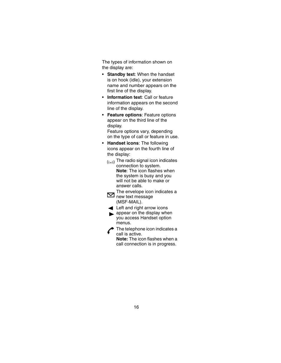 Nortel Networks 4146Ex User Manual | Page 16 / 63