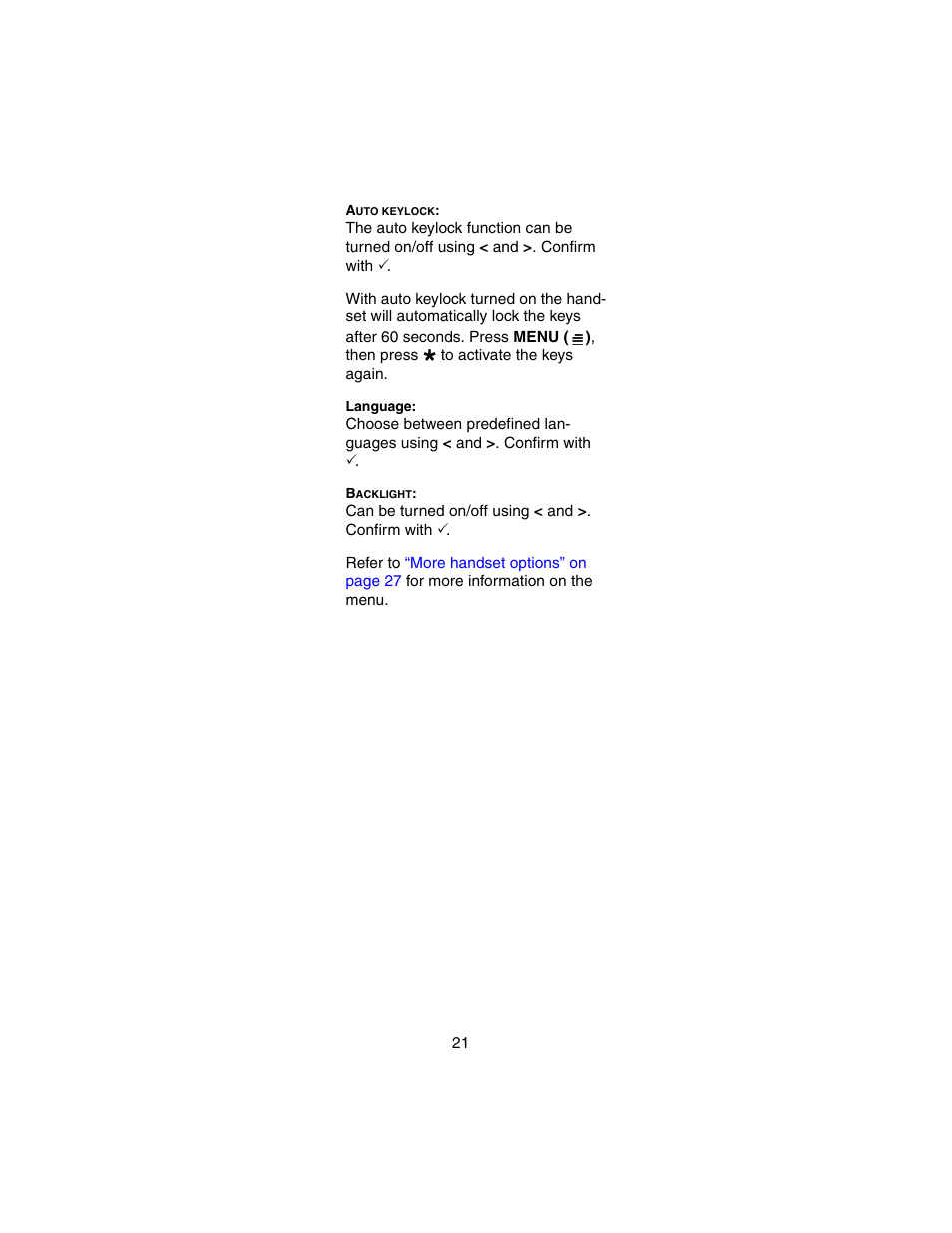 Nortel Networks 4146Ex User Manual | Page 21 / 63