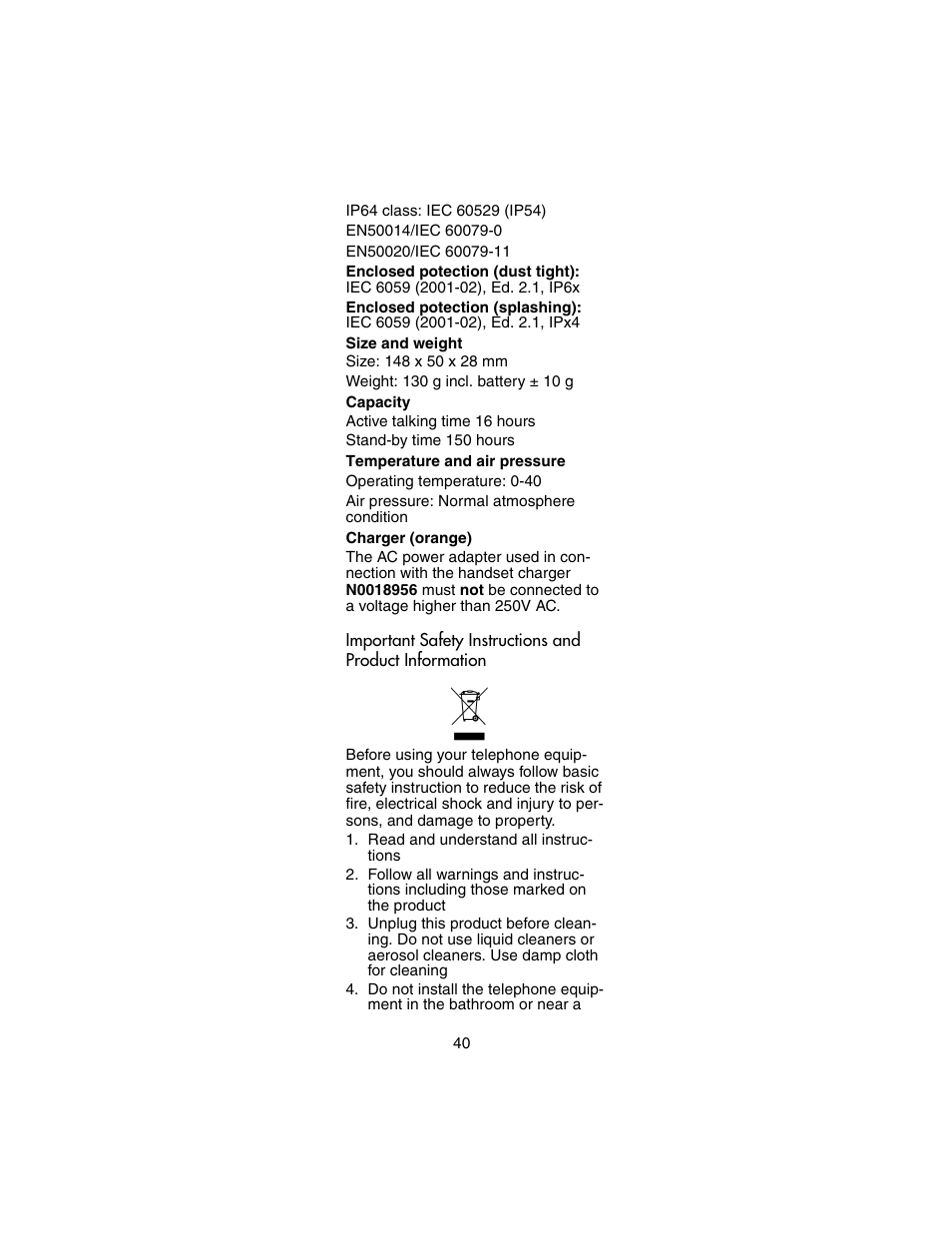 Nortel Networks 4146Ex User Manual | Page 40 / 63