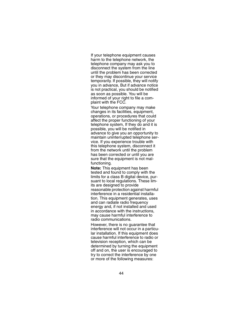 Nortel Networks 4146Ex User Manual | Page 44 / 63