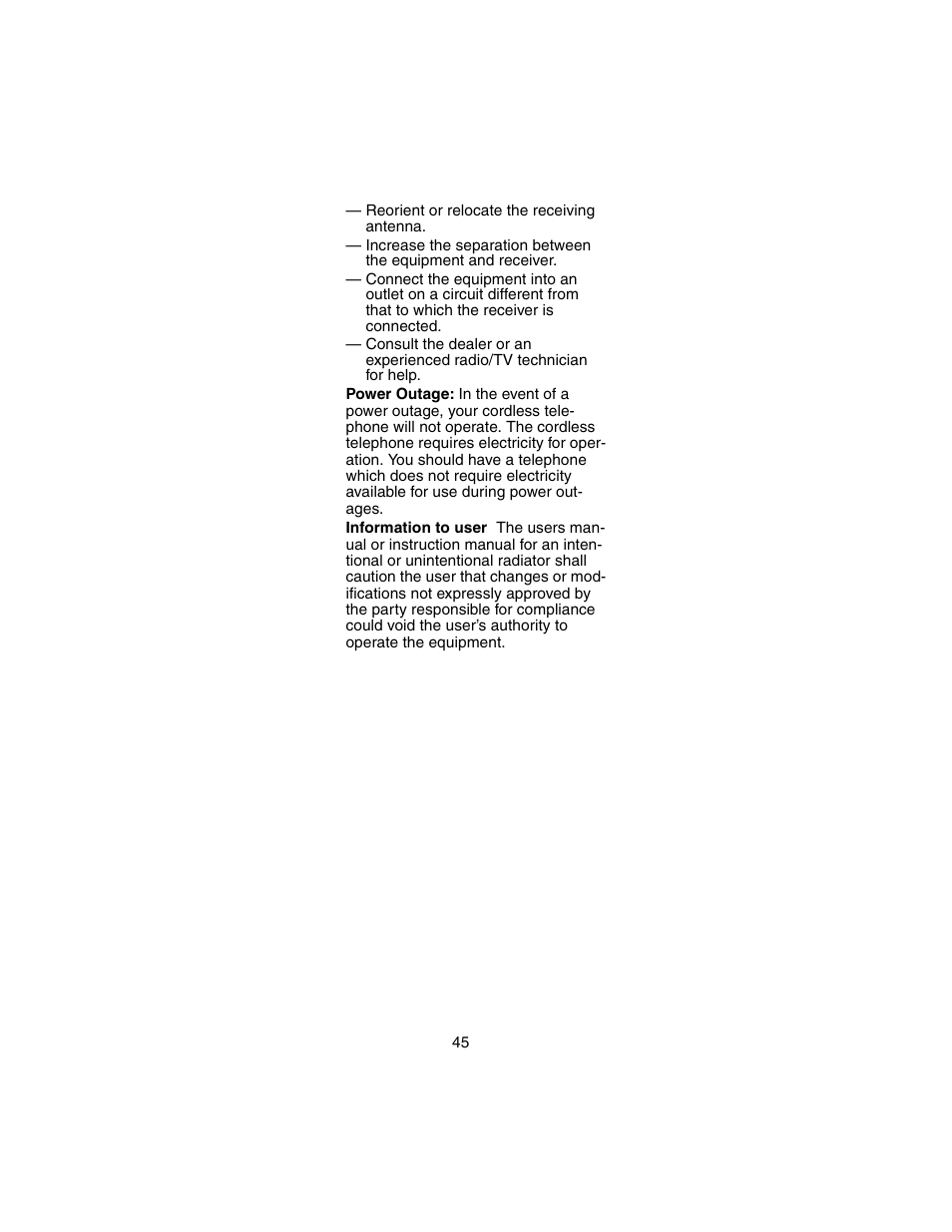 Nortel Networks 4146Ex User Manual | Page 45 / 63