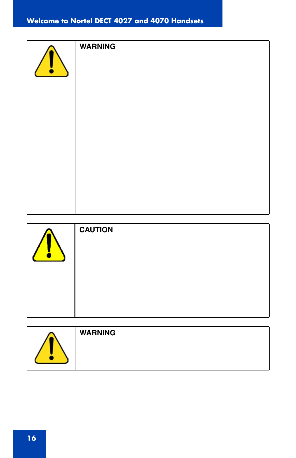 Nortel Networks Nortel 4070 User Manual | Page 16 / 212