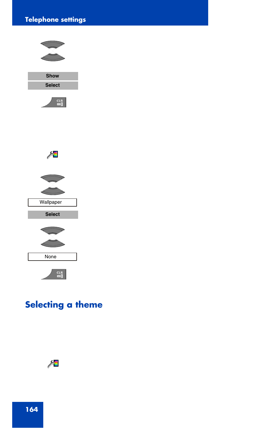 Selecting a theme | Nortel Networks Nortel 4070 User Manual | Page 164 / 212