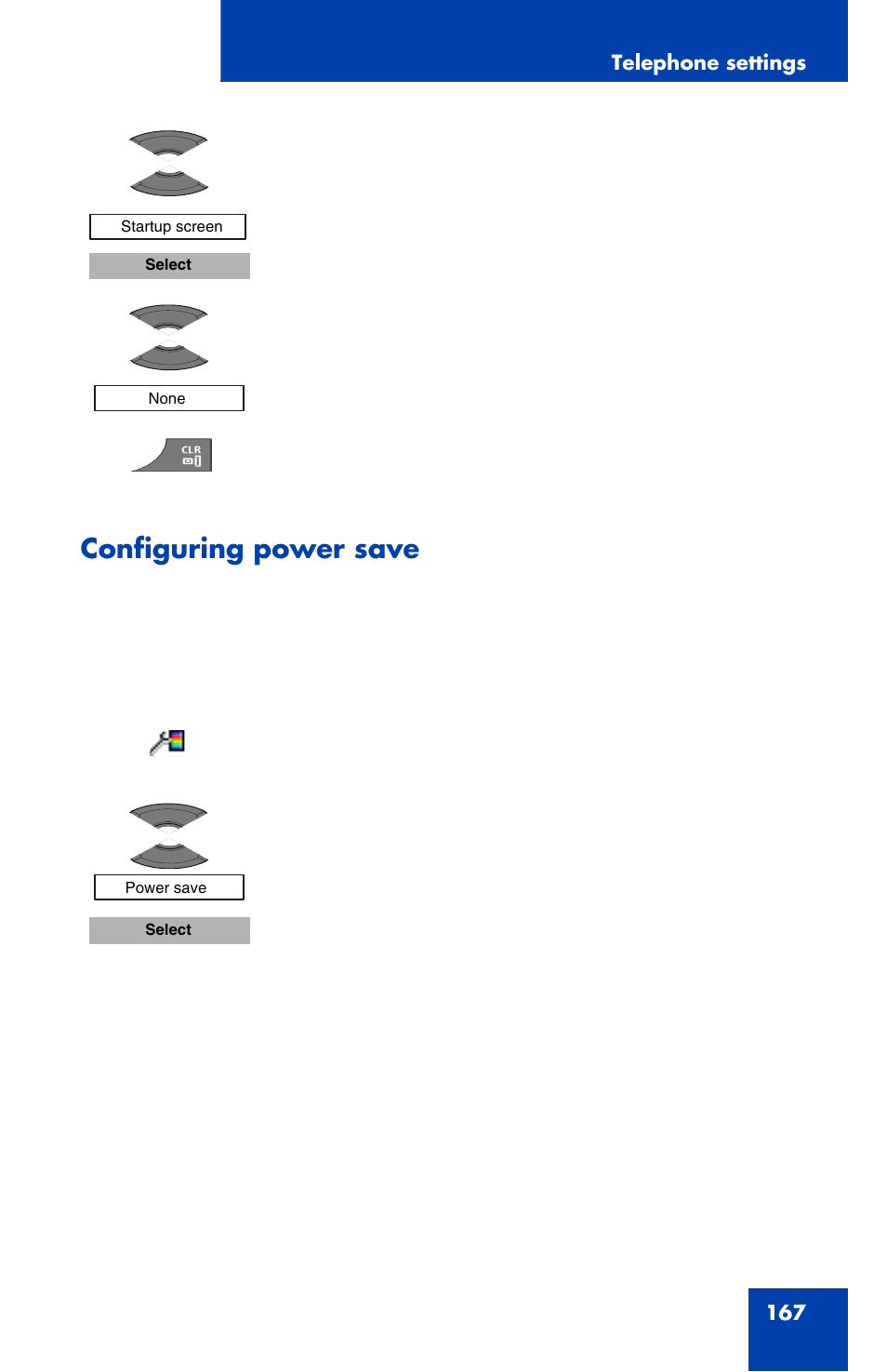 Configuring power save | Nortel Networks Nortel 4070 User Manual | Page 167 / 212