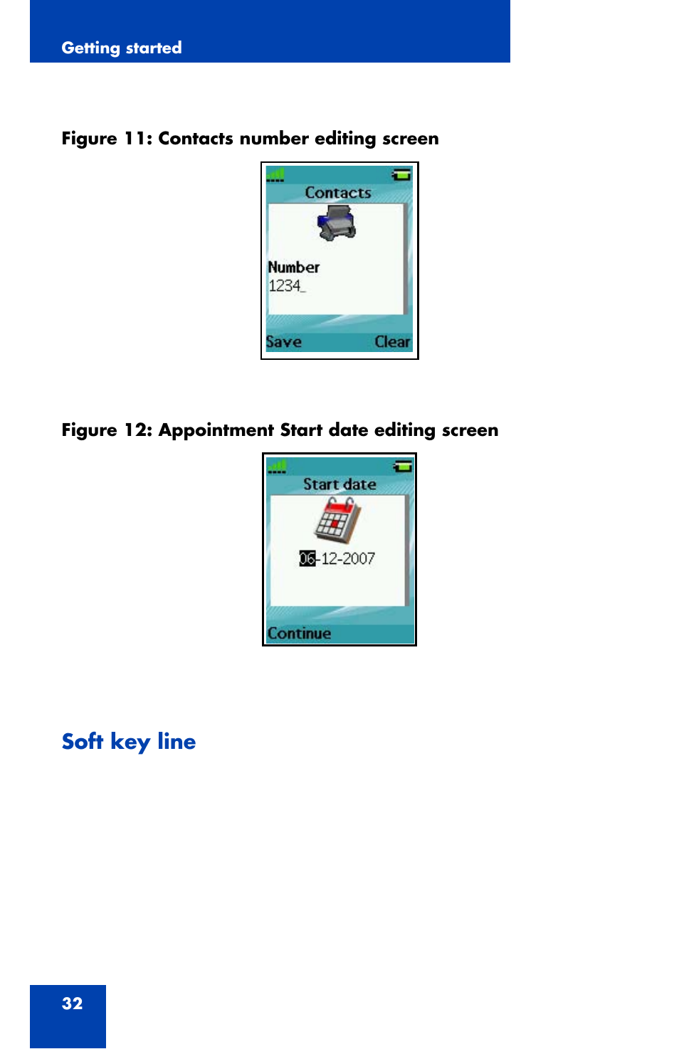 Soft key line | Nortel Networks Nortel 4070 User Manual | Page 32 / 212