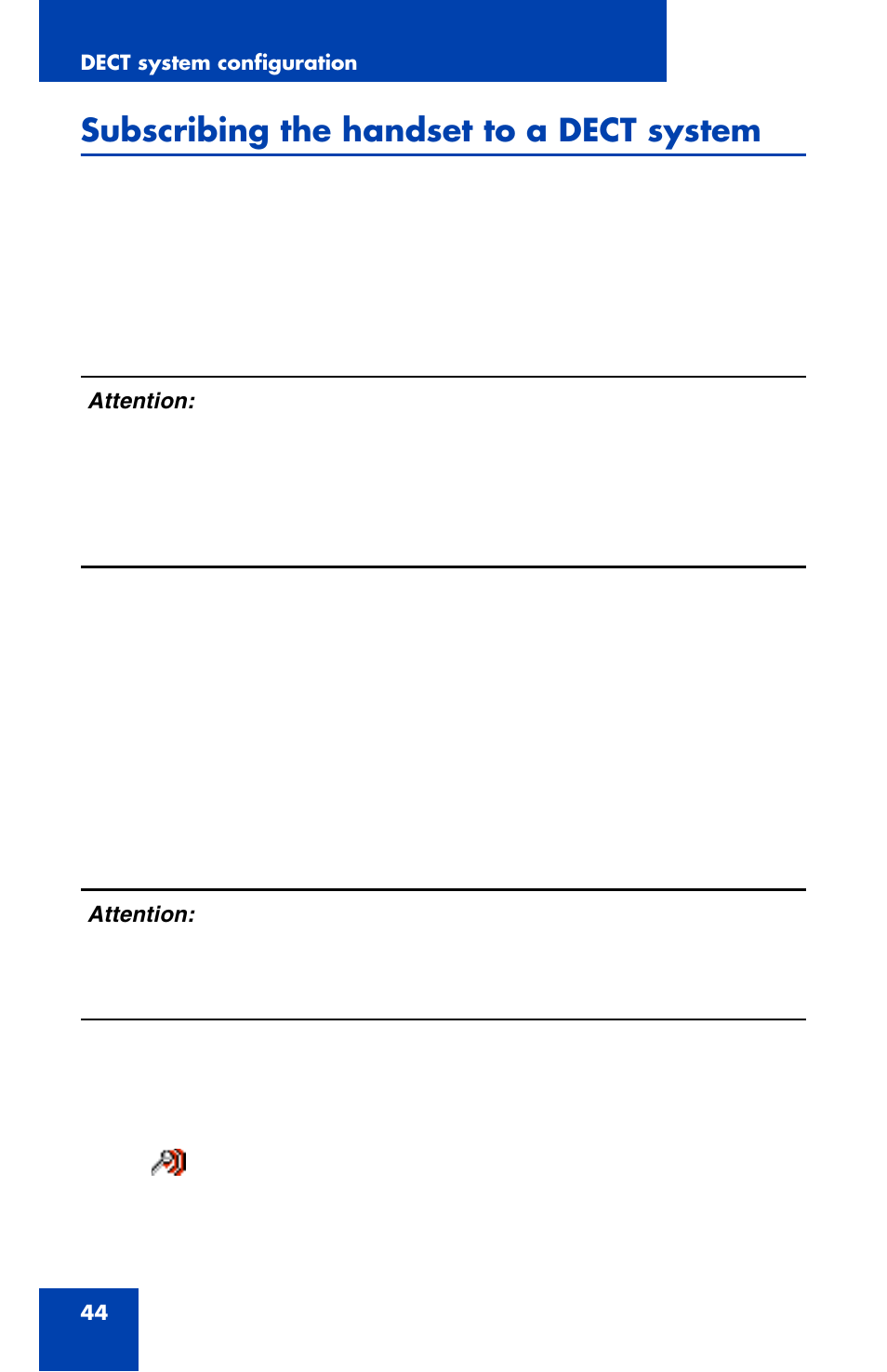 Subscribing the handset to a dect system | Nortel Networks Nortel 4070 User Manual | Page 44 / 212