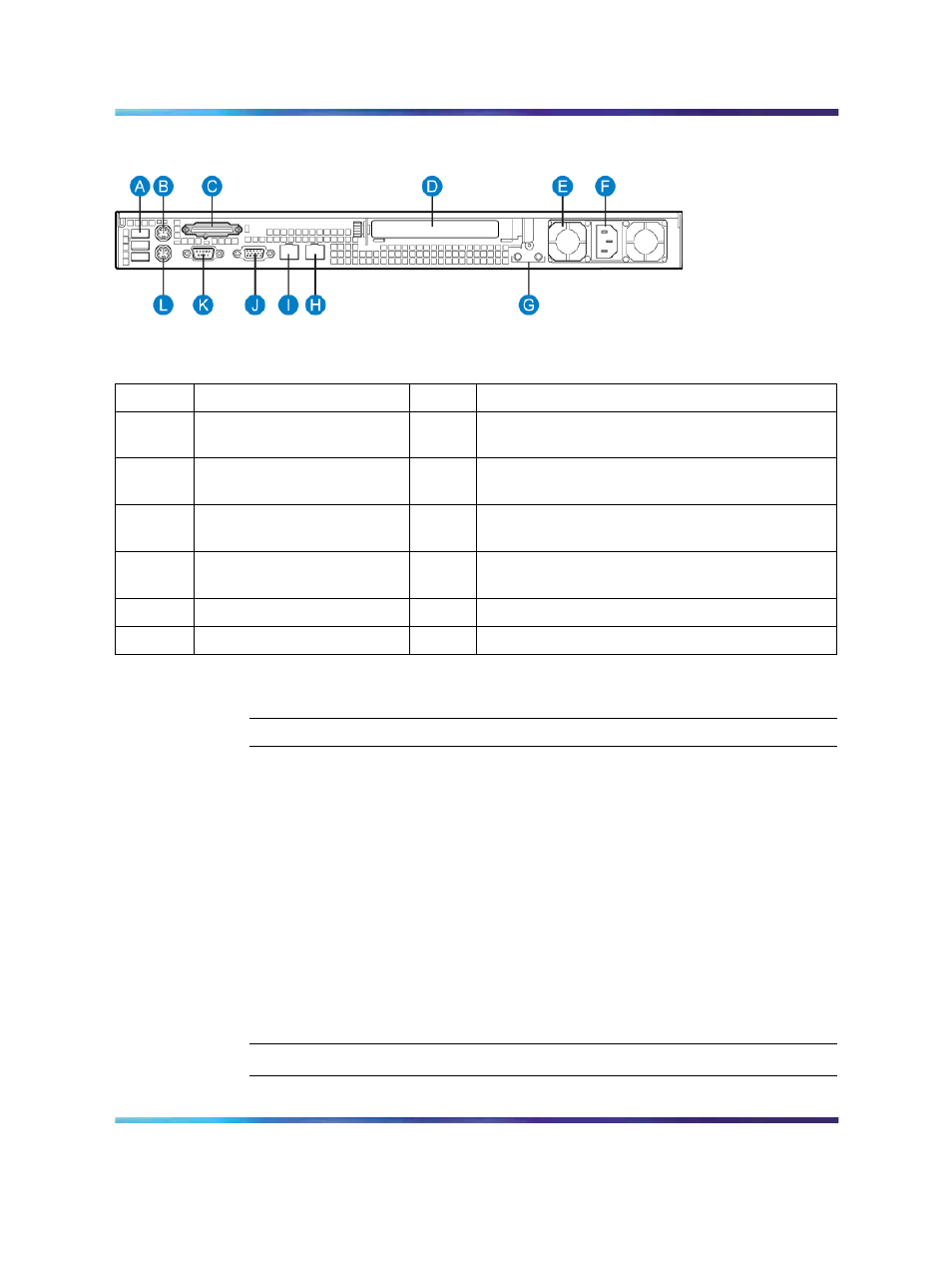 Figure 7 rear panel, Table 4 rear panel connectors | Nortel Networks Server 600r User Manual | Page 29 / 52