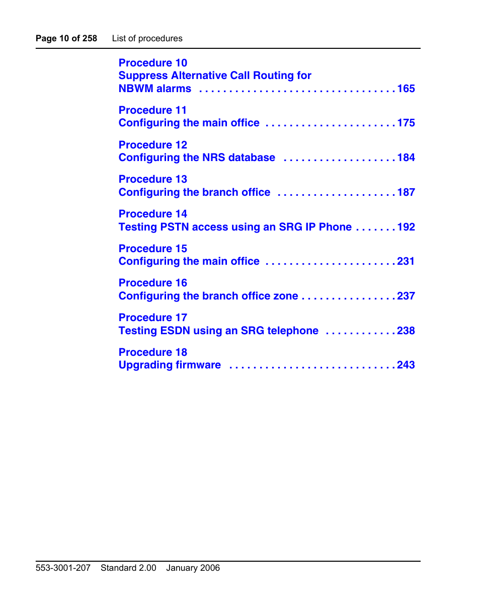 Nortel Networks Remote Gateway 50 User Manual | Page 10 / 260