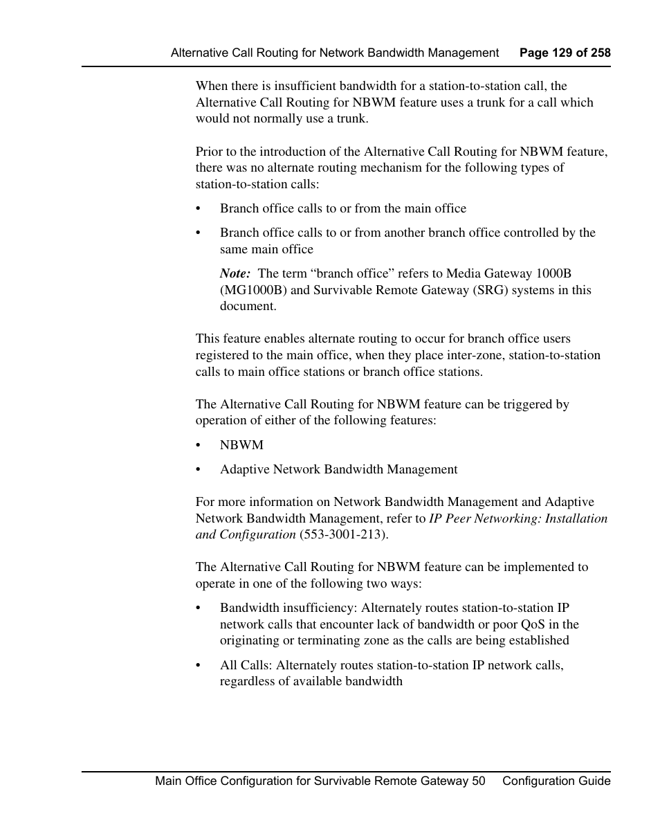 Nortel Networks Remote Gateway 50 User Manual | Page 129 / 260