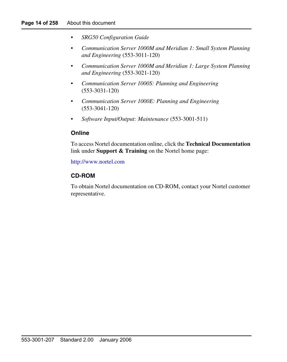 Nortel Networks Remote Gateway 50 User Manual | Page 14 / 260