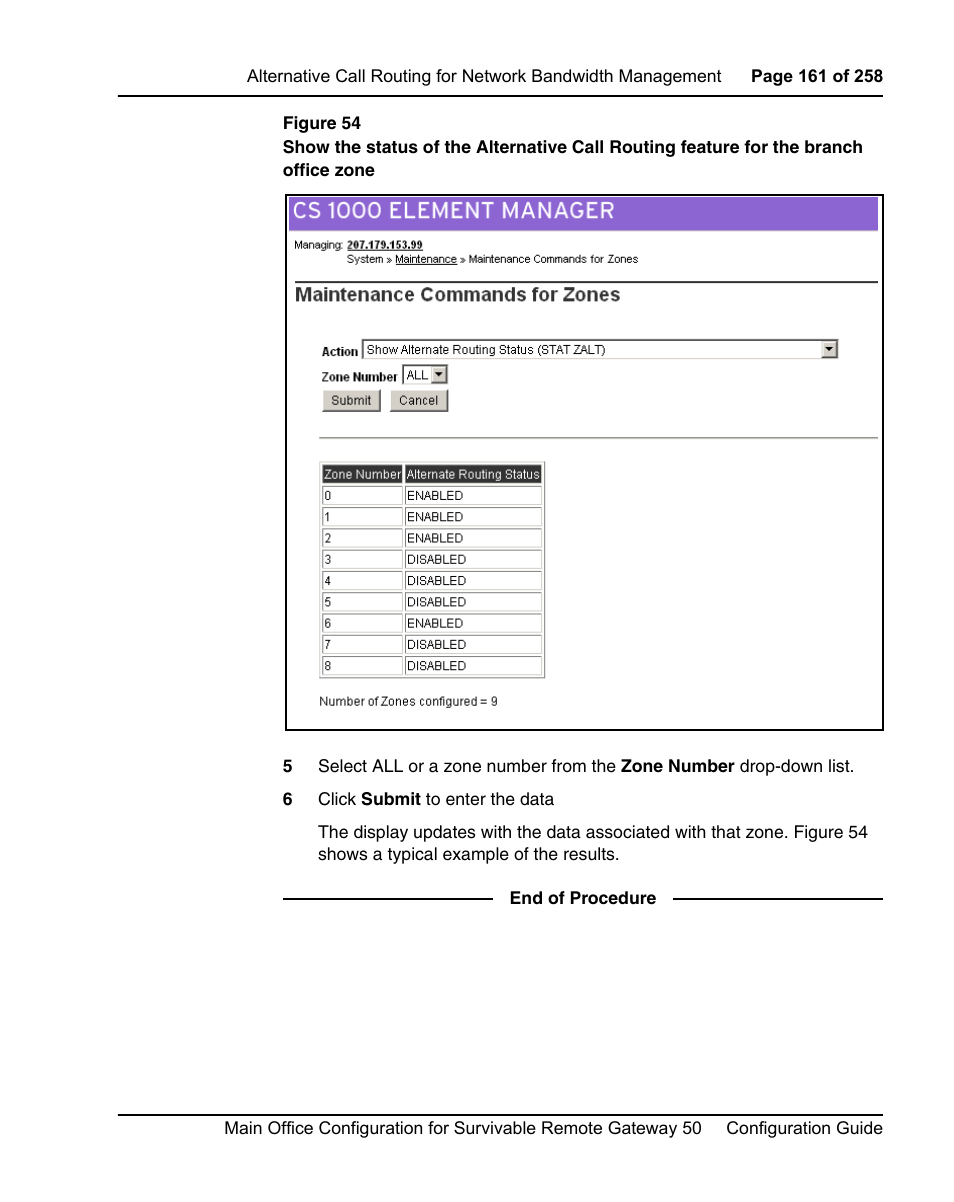 Figure 54 on, See figure 54 on | Nortel Networks Remote Gateway 50 User Manual | Page 161 / 260