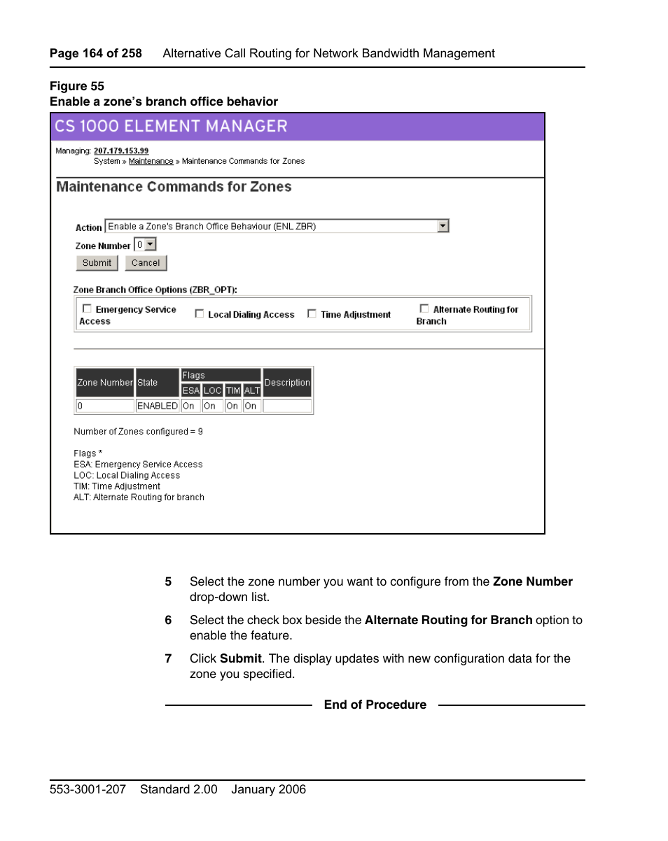 See figure 55 on | Nortel Networks Remote Gateway 50 User Manual | Page 164 / 260