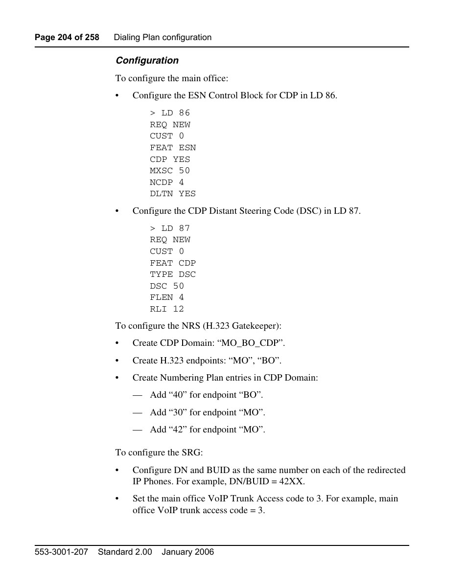 Nortel Networks Remote Gateway 50 User Manual | Page 204 / 260