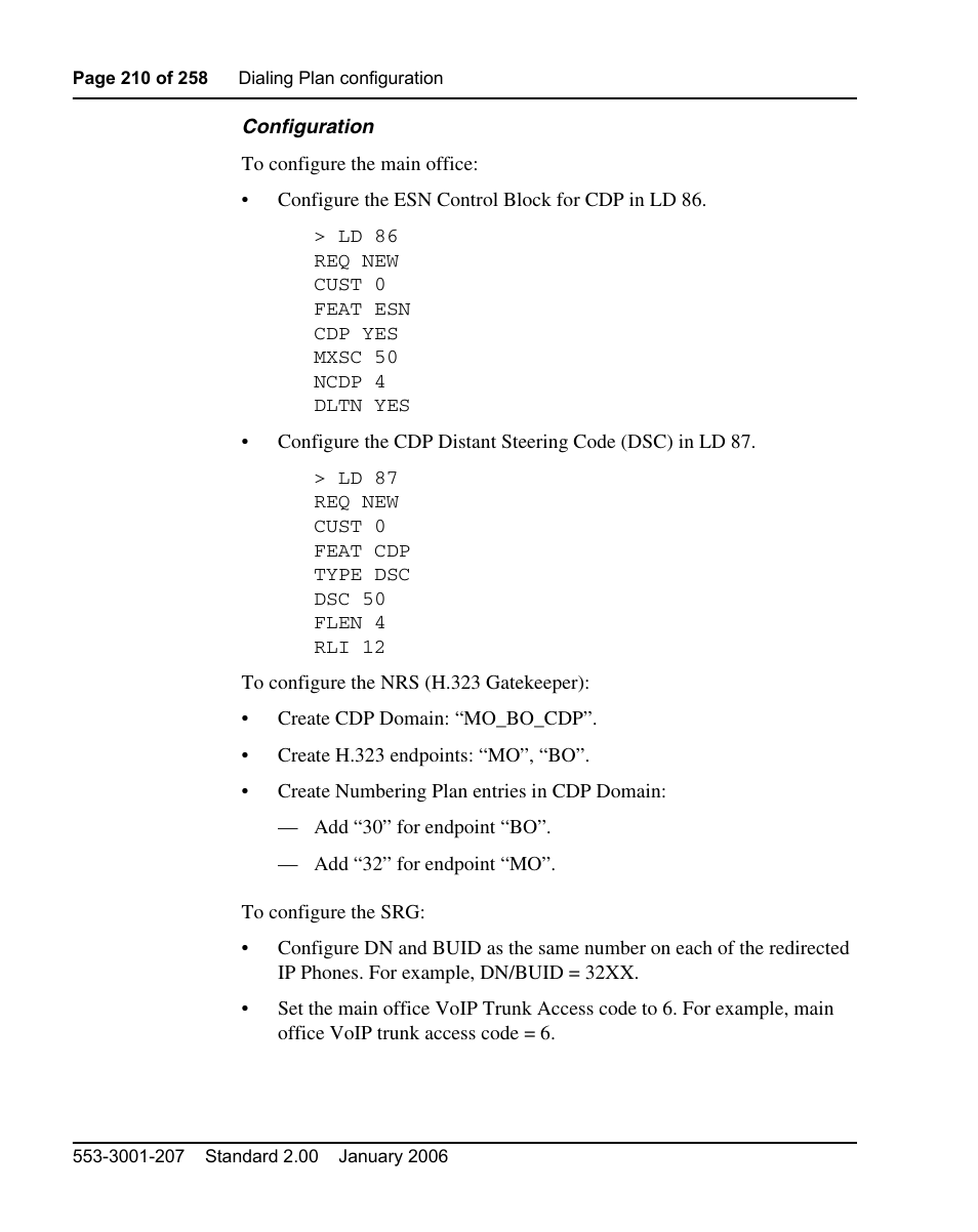 Nortel Networks Remote Gateway 50 User Manual | Page 210 / 260