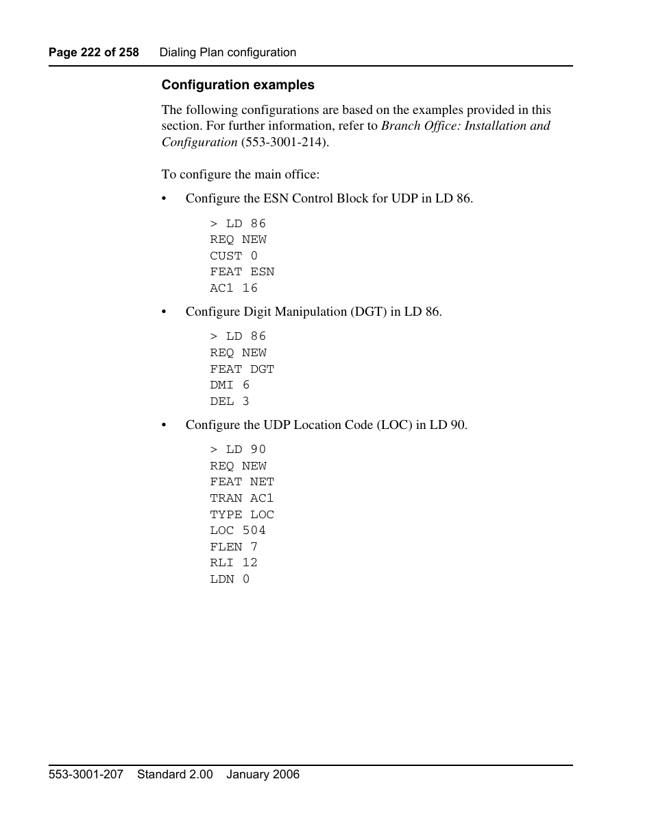 Nortel Networks Remote Gateway 50 User Manual | Page 222 / 260
