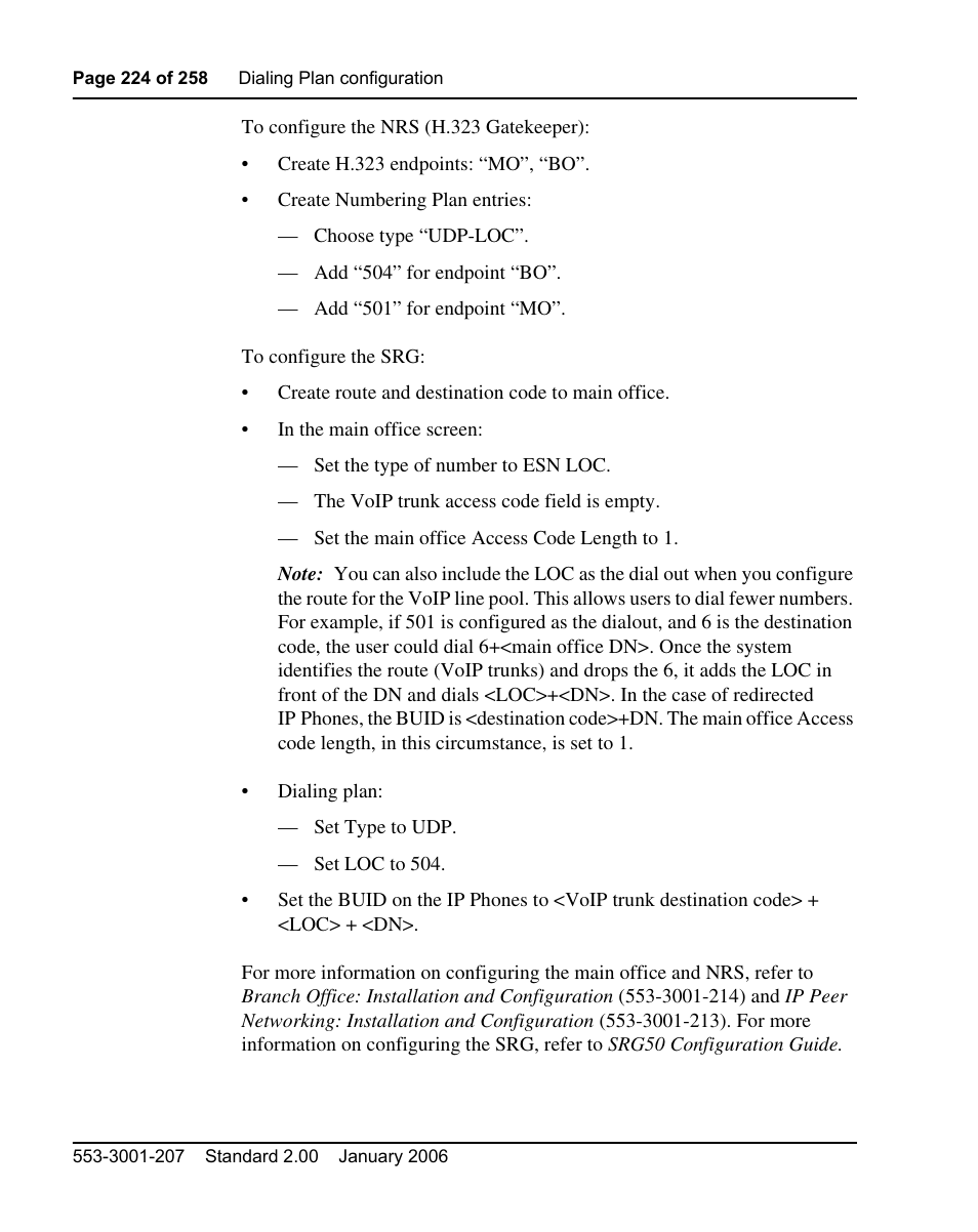Nortel Networks Remote Gateway 50 User Manual | Page 224 / 260