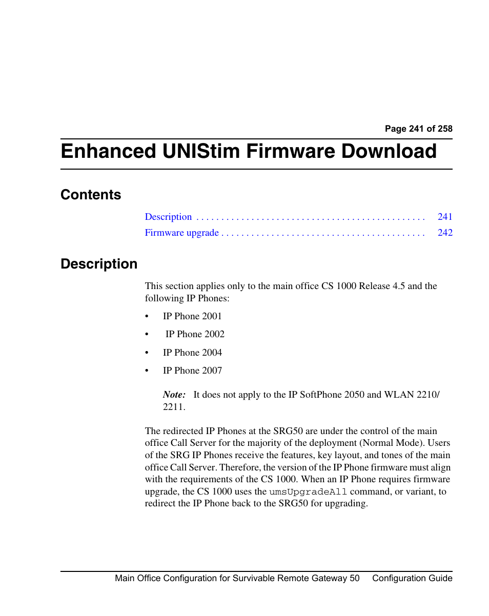 Nortel Networks Remote Gateway 50 User Manual | Page 241 / 260