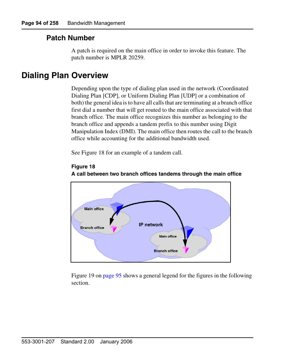 Patch number, Dialing plan overview | Nortel Networks Remote Gateway 50 User Manual | Page 94 / 260