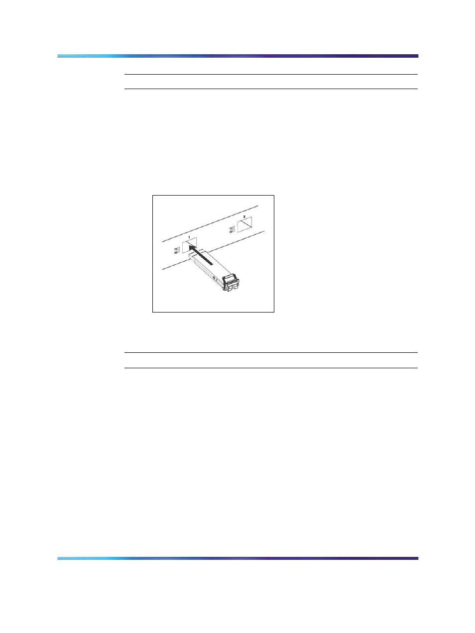 Figure 7 installing an xfp | Nortel Networks 1000BASE-SX User Manual | Page 38 / 88