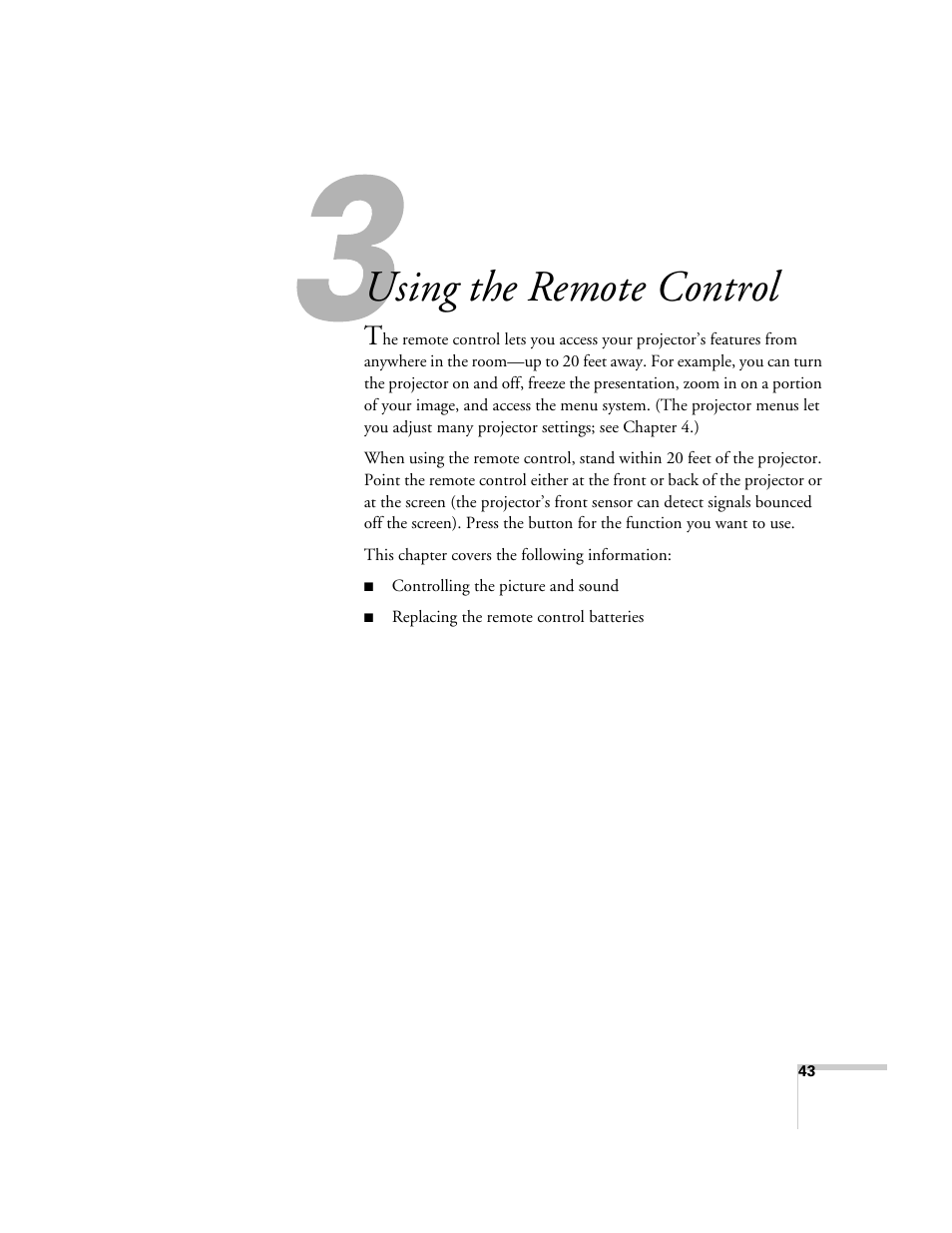 Using the remote control, Details, see chapter 3, See chapter 3 | Nortel Networks 822p User Manual | Page 43 / 118