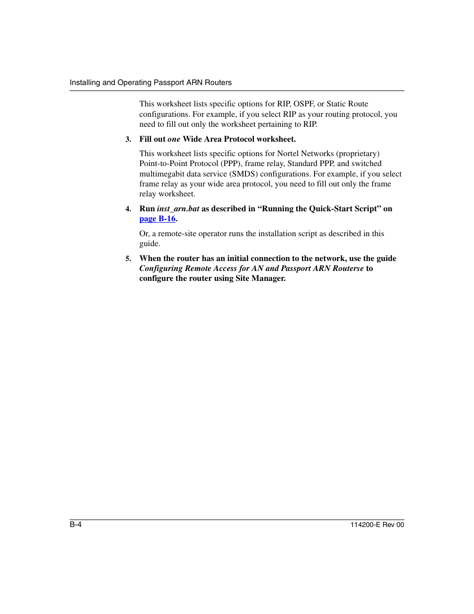 Nortel Networks Passport ARN Routers User Manual | Page 110 / 166