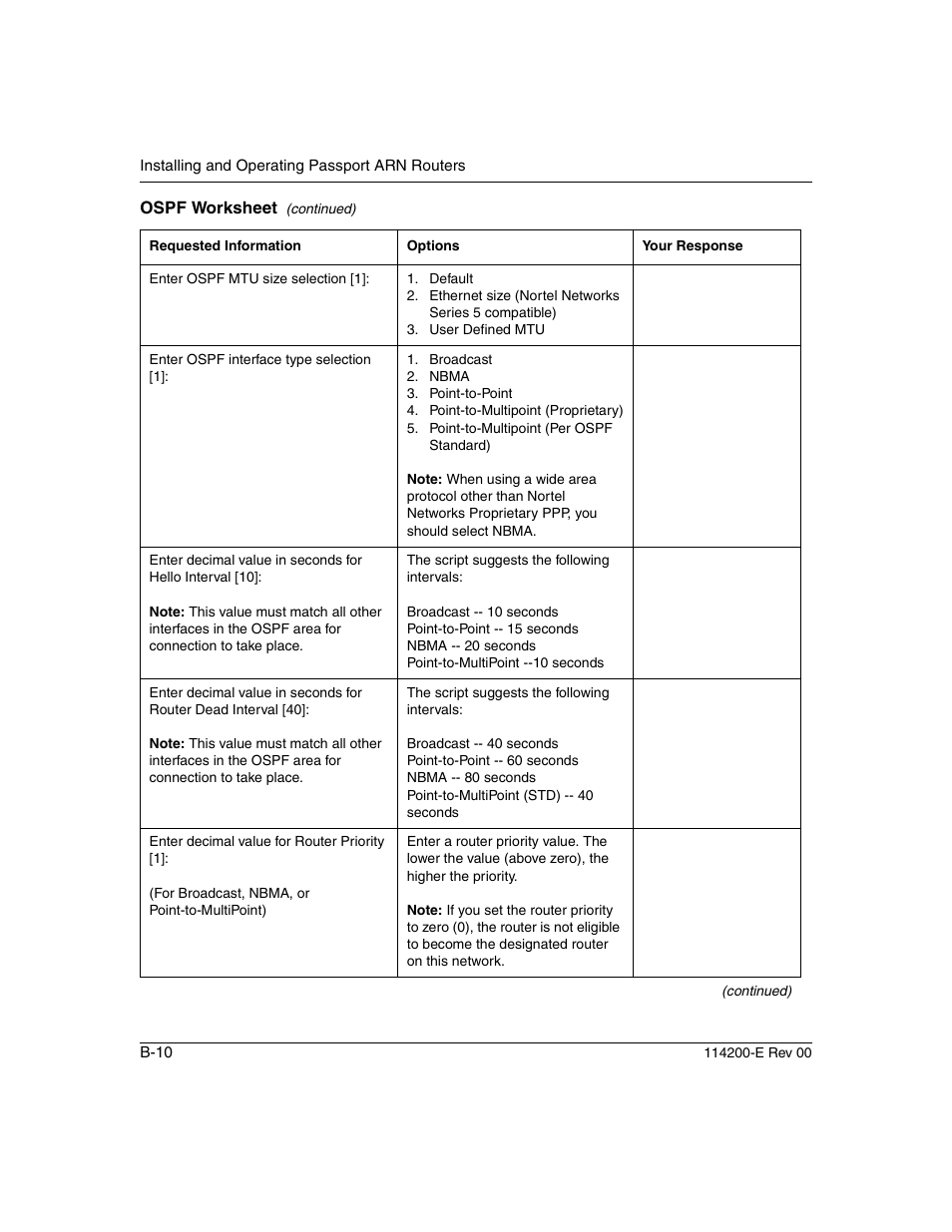 Nortel Networks Passport ARN Routers User Manual | Page 116 / 166