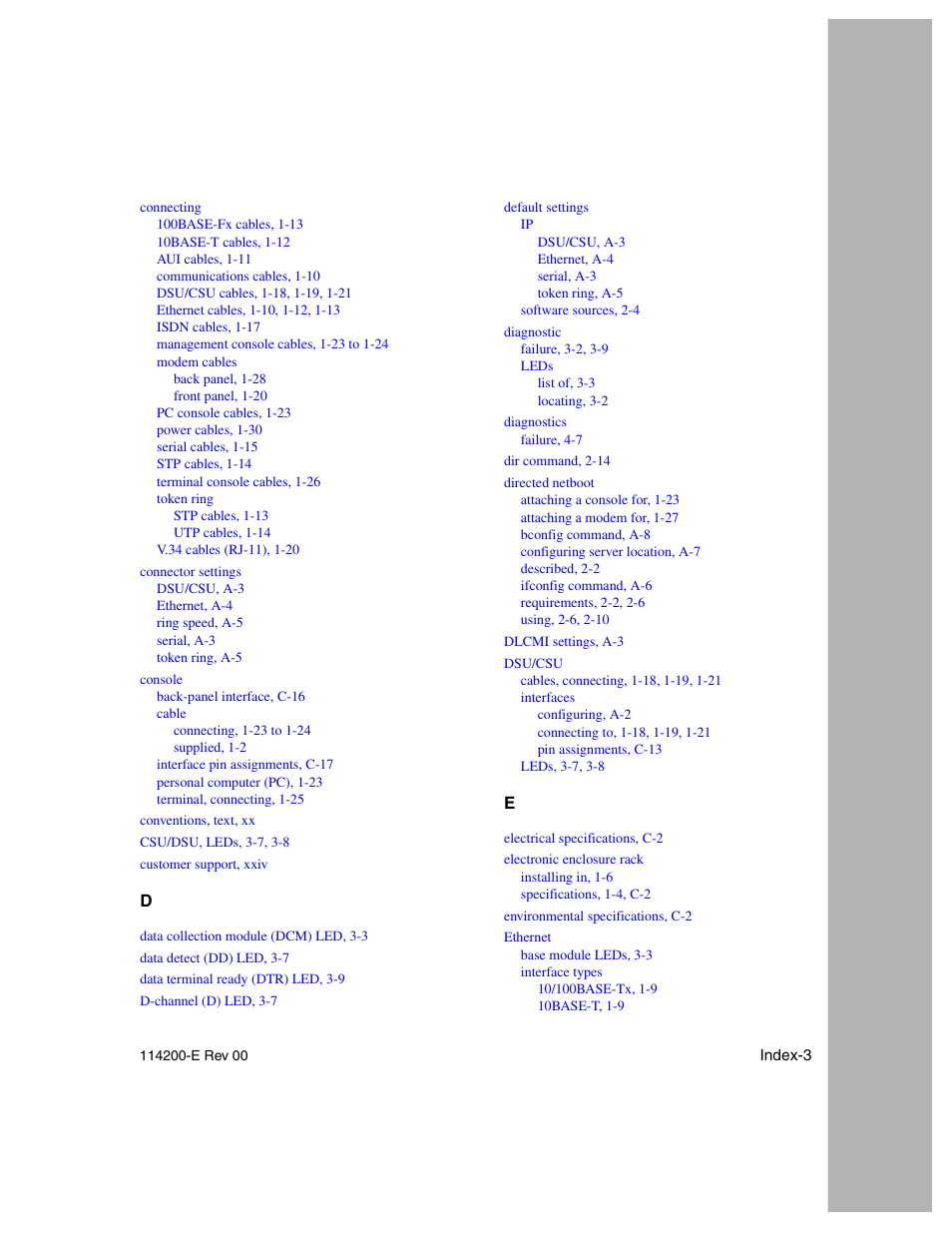 Nortel Networks Passport ARN Routers User Manual | Page 161 / 166