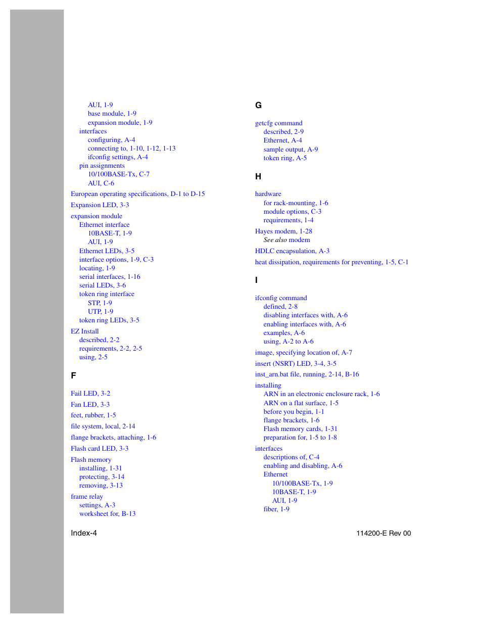 Nortel Networks Passport ARN Routers User Manual | Page 162 / 166