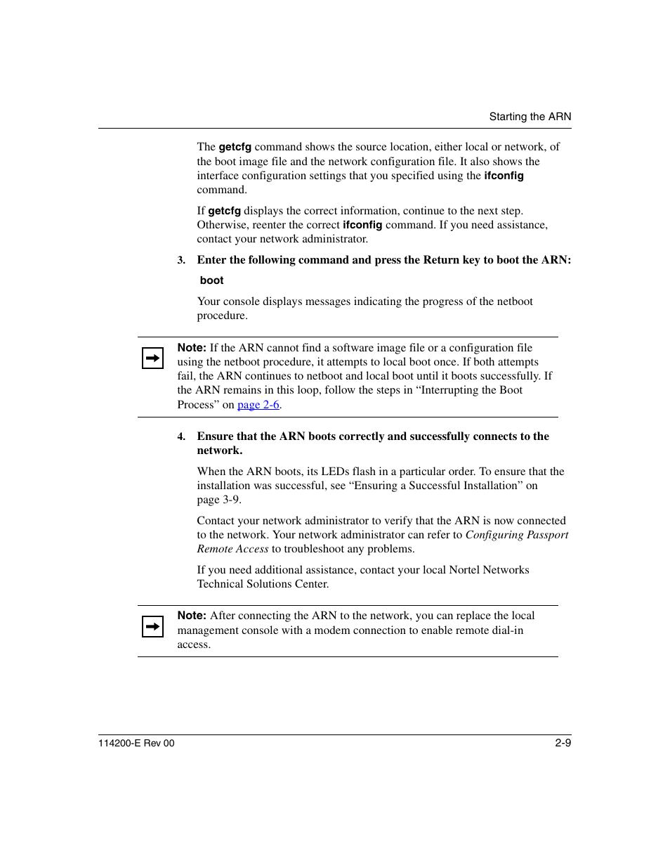 Nortel Networks Passport ARN Routers User Manual | Page 65 / 166