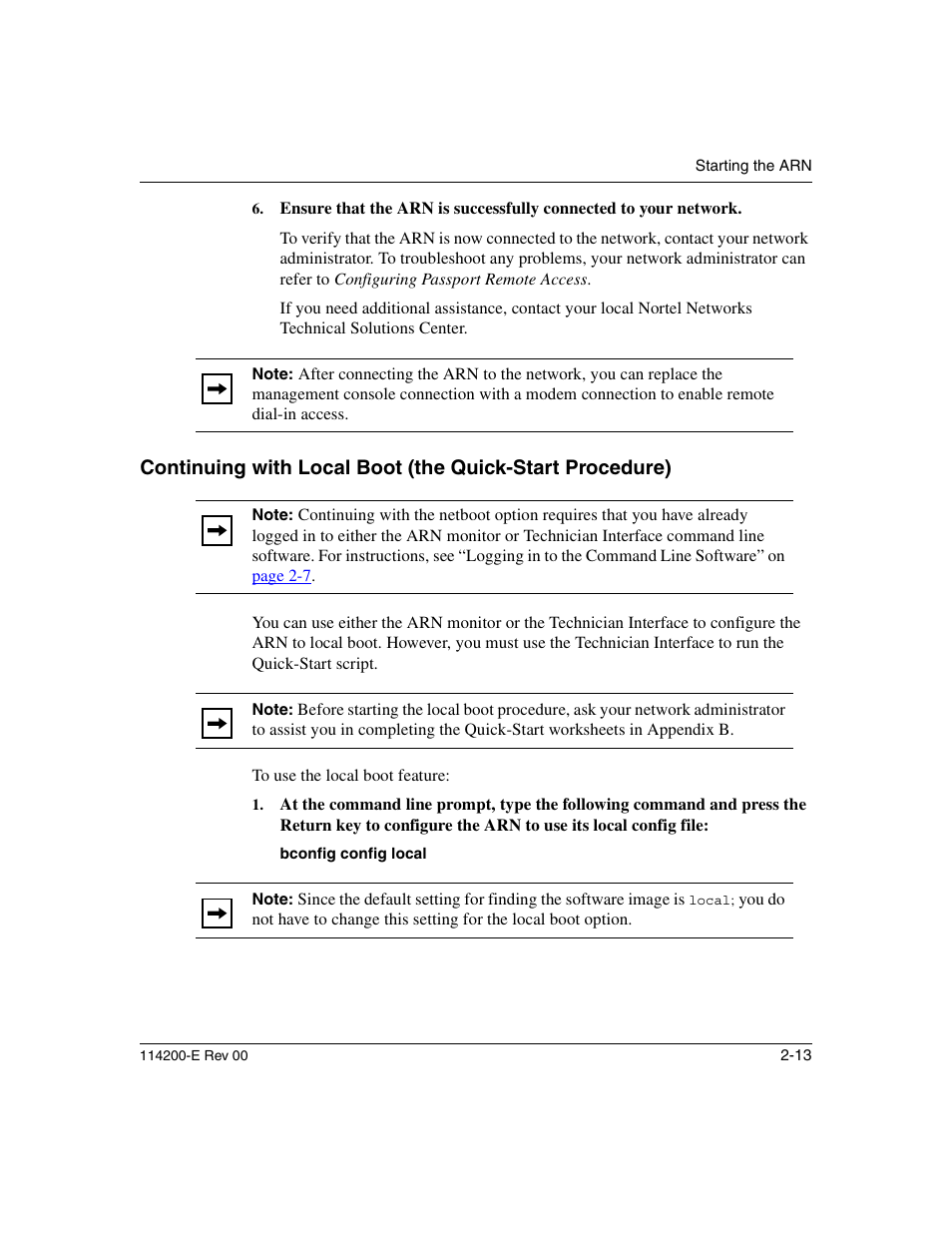 Nortel Networks Passport ARN Routers User Manual | Page 69 / 166