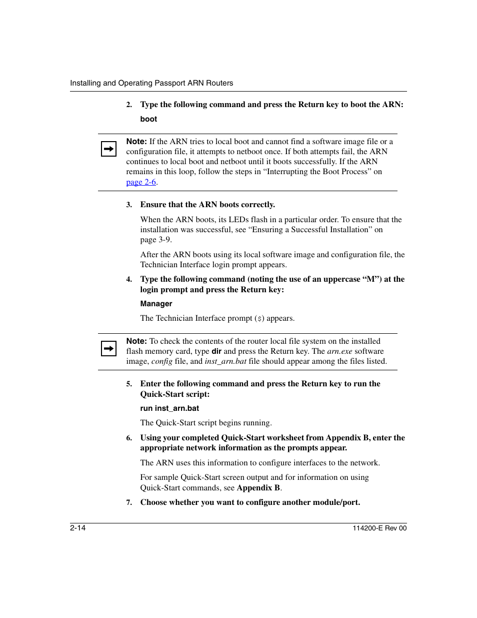 Nortel Networks Passport ARN Routers User Manual | Page 70 / 166