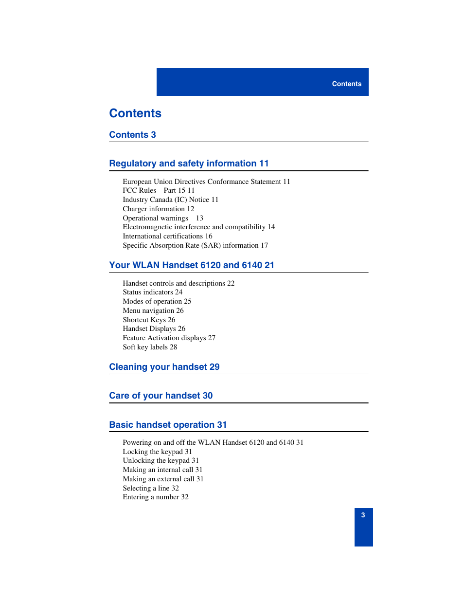 Nortel Networks 6140 User Manual | Page 3 / 126
