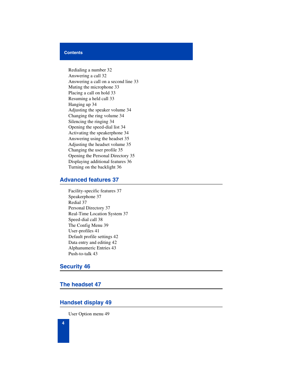 Nortel Networks 6140 User Manual | Page 4 / 126