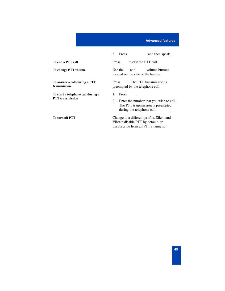 Nortel Networks 6140 User Manual | Page 45 / 126