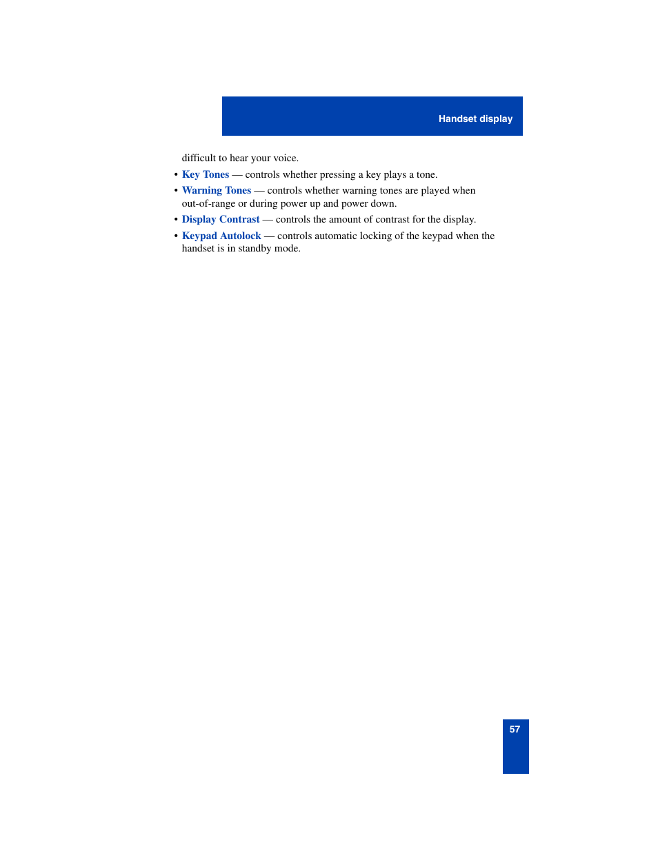 Nortel Networks 6140 User Manual | Page 57 / 126