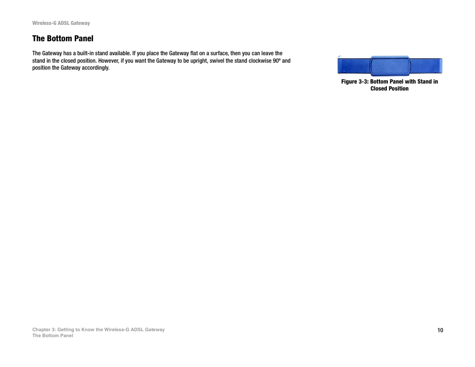 The bottom panel | Nortel Networks WAG54G User Manual | Page 17 / 100