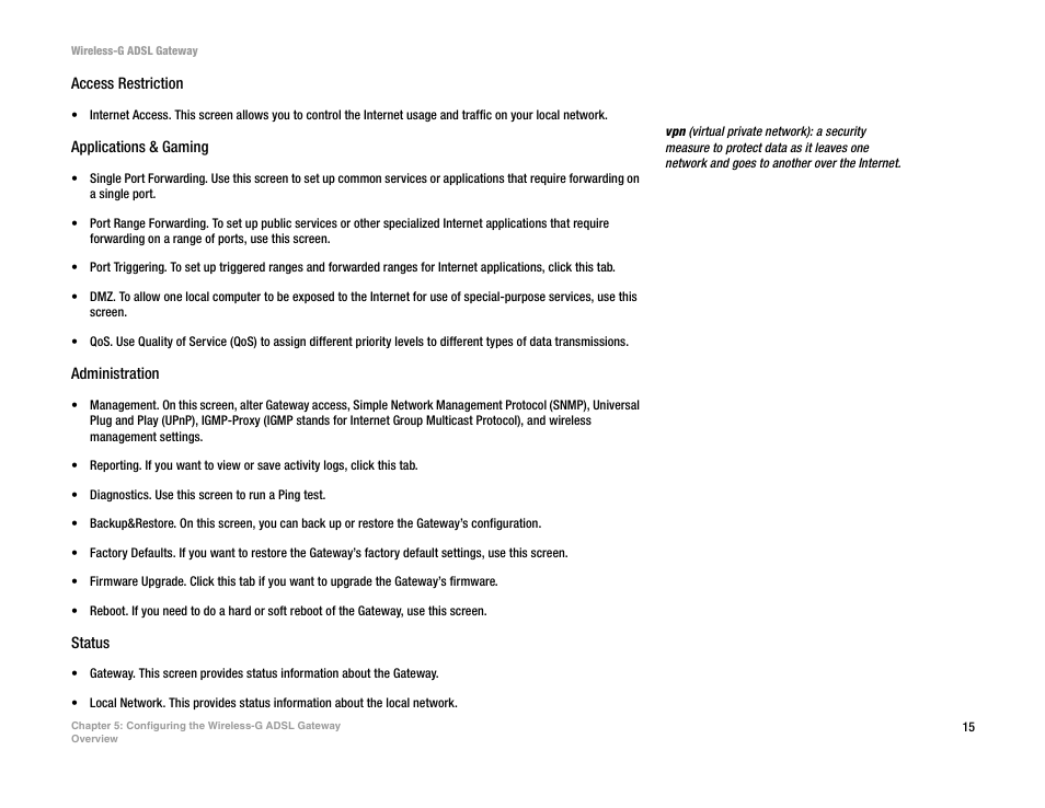 Nortel Networks WAG54G User Manual | Page 22 / 100