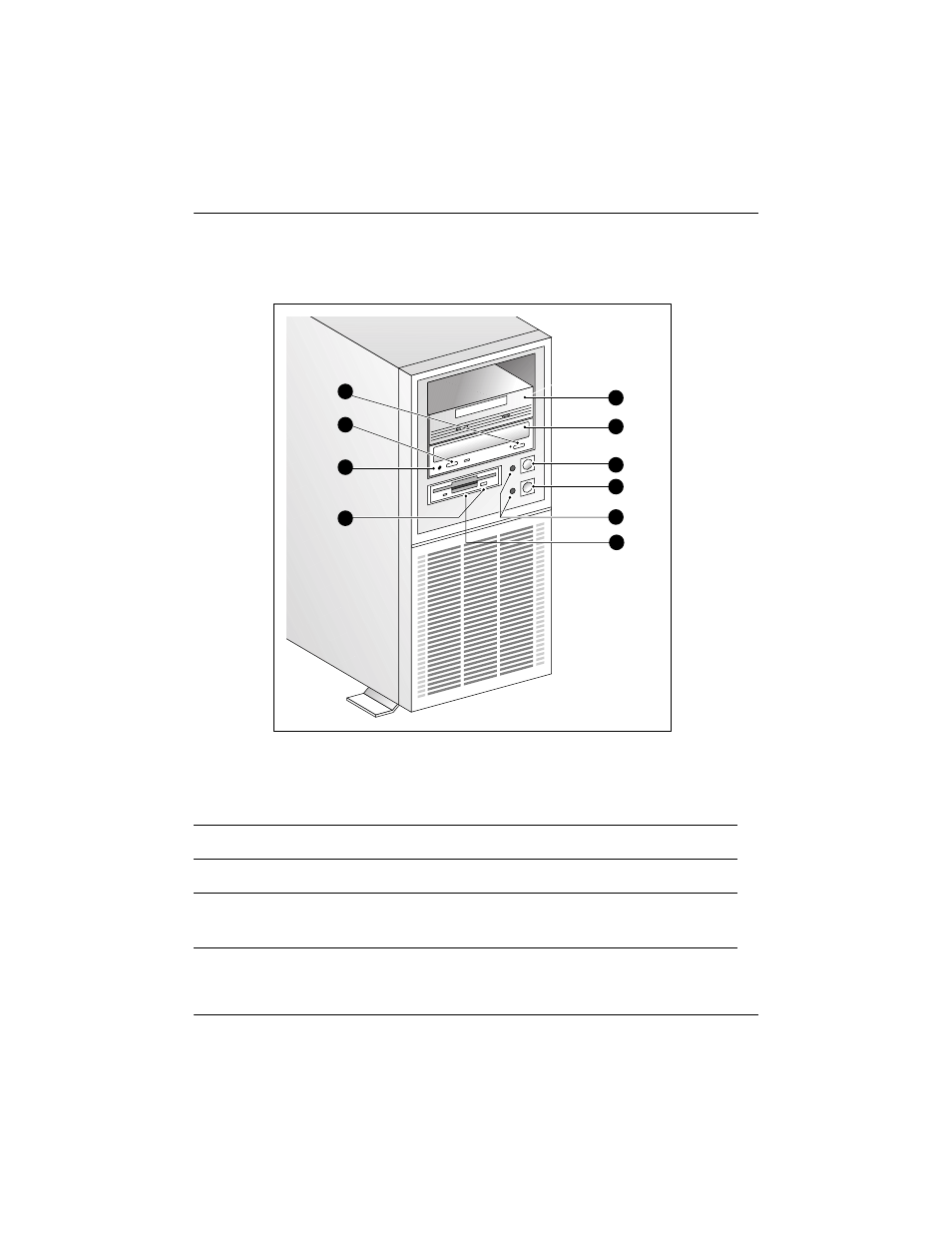 Front panel features | Nortel Networks CALLPILOT 555-7101-215 User Manual | Page 11 / 64
