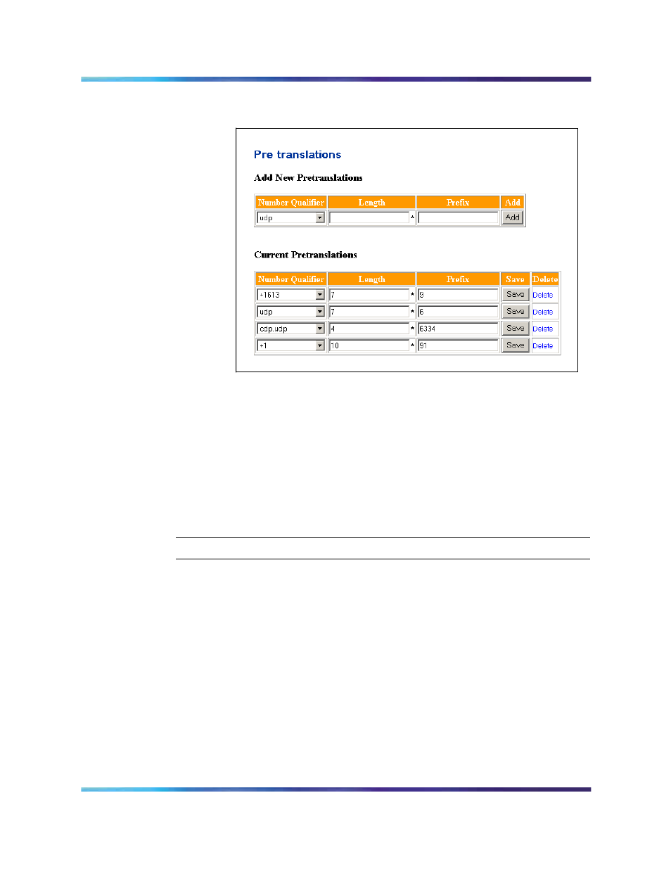 Configuring a converged desktop user, Figure 32 provisioning client: pre translations | Nortel Networks NN43001-321 User Manual | Page 81 / 110