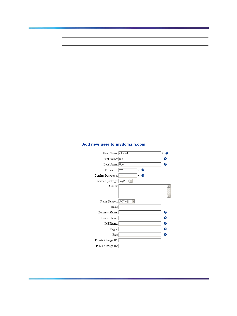 Figure 34 provisioning client: add a new user, Procedure 8, Configuring a converged desktop user in mcs 5100 | Nortel Networks NN43001-321 User Manual | Page 83 / 110