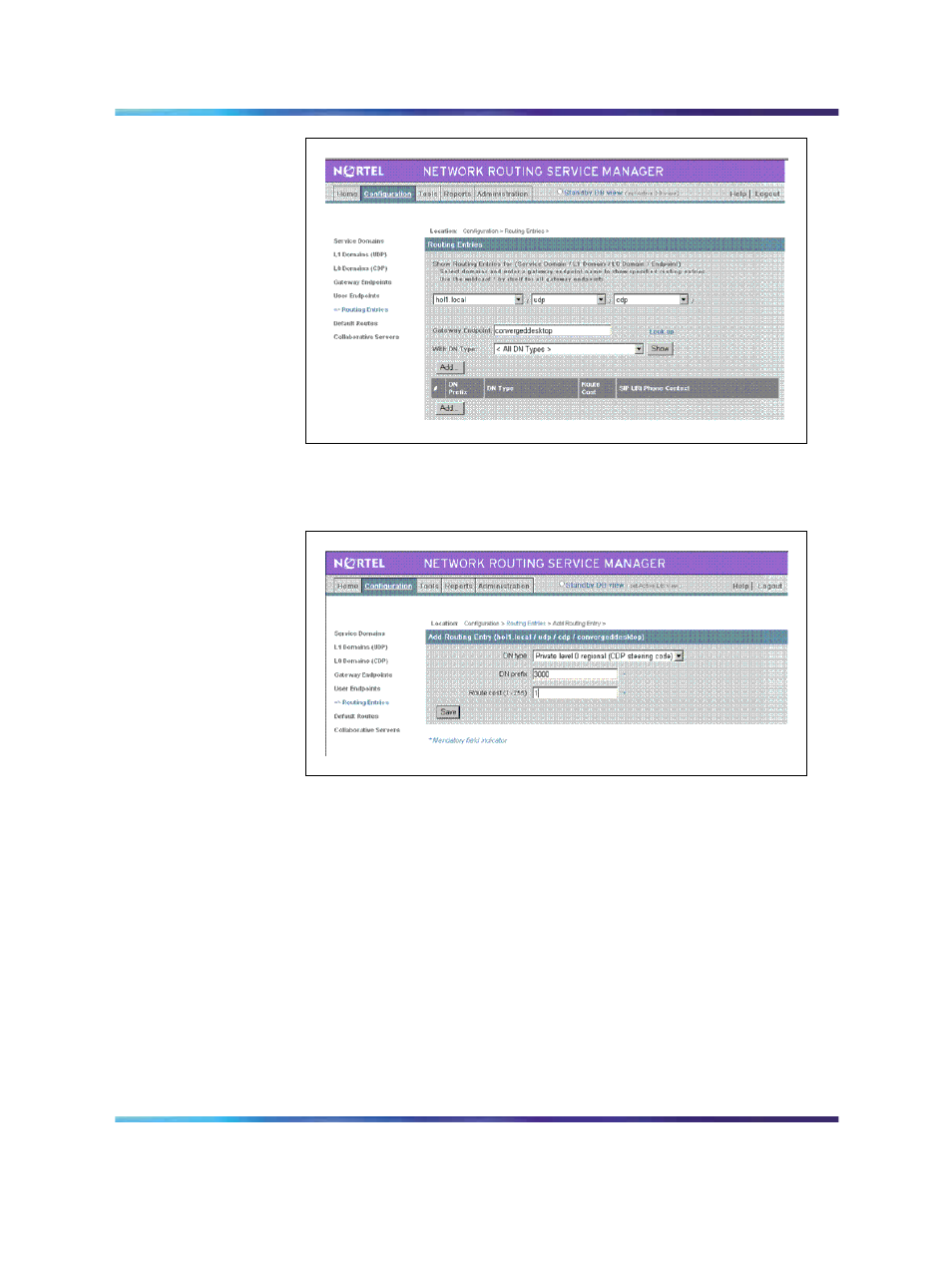 Figure 44, Figure 45 | Nortel Networks NN43001-321 User Manual | Page 95 / 110