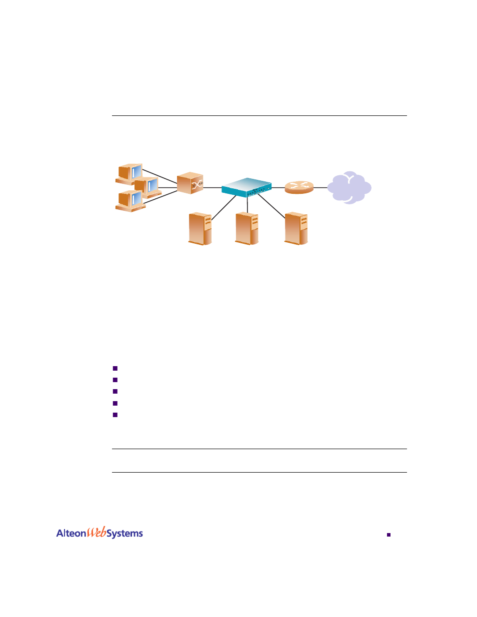 Filter-based security, Filter-based security 185, Figure 7-7 | Security topology example 185, This | Nortel Networks WEB OS 212777 User Manual | Page 185 / 482
