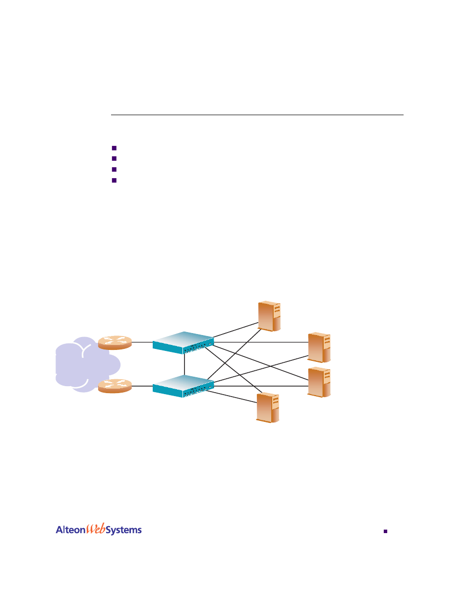 High availability configurations, Active-standby virtual server router configuration, High availability configurations 263 | Nortel Networks WEB OS 212777 User Manual | Page 263 / 482