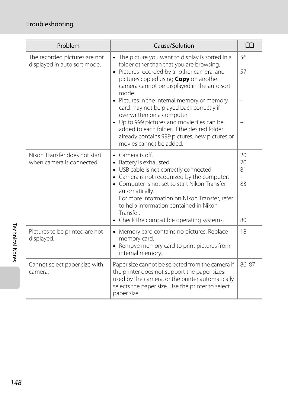 Nikon S570 User Manual | Page 160 / 172