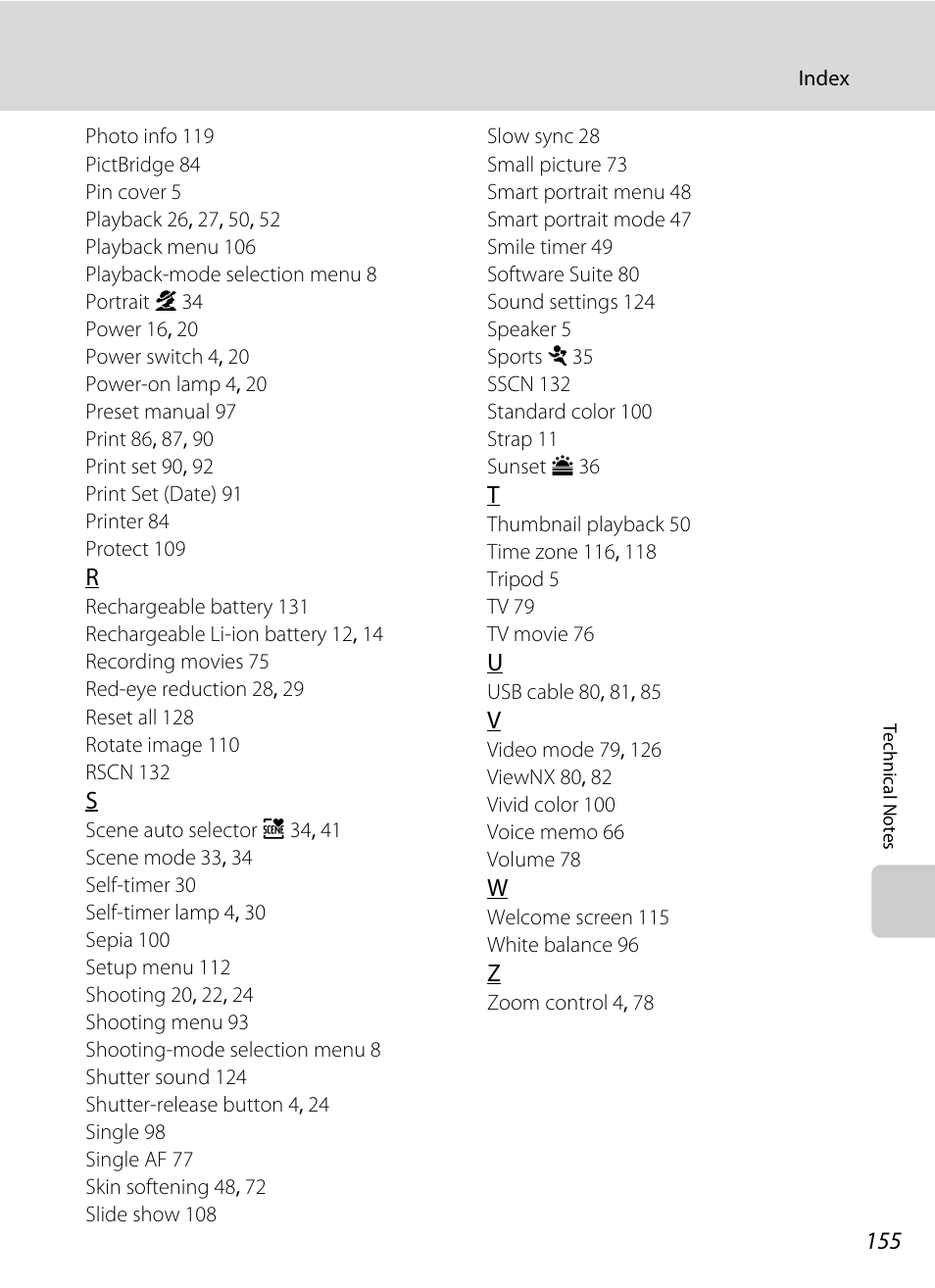 Nikon S570 User Manual | Page 167 / 172